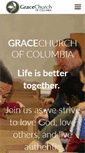 Mobile Screenshot of gracechurchcolumbia.org