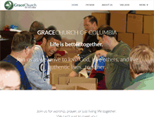 Tablet Screenshot of gracechurchcolumbia.org